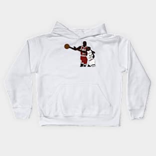 Michael Jordan One Hand Palm Away From Gary Payton - Chicago Bulls Kids Hoodie